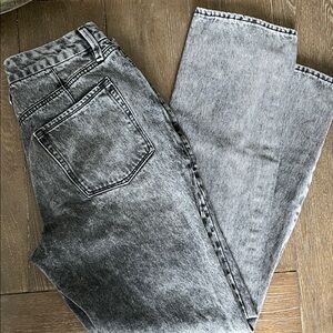 Good American Washed Black Jeans